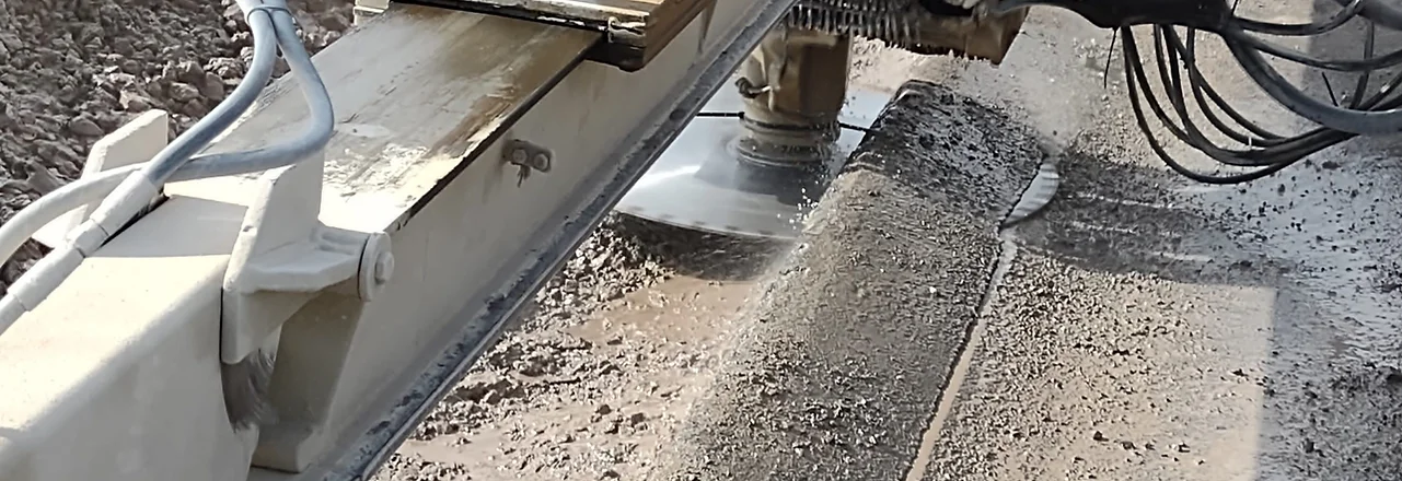 Curb cutting Diamond Concrete
